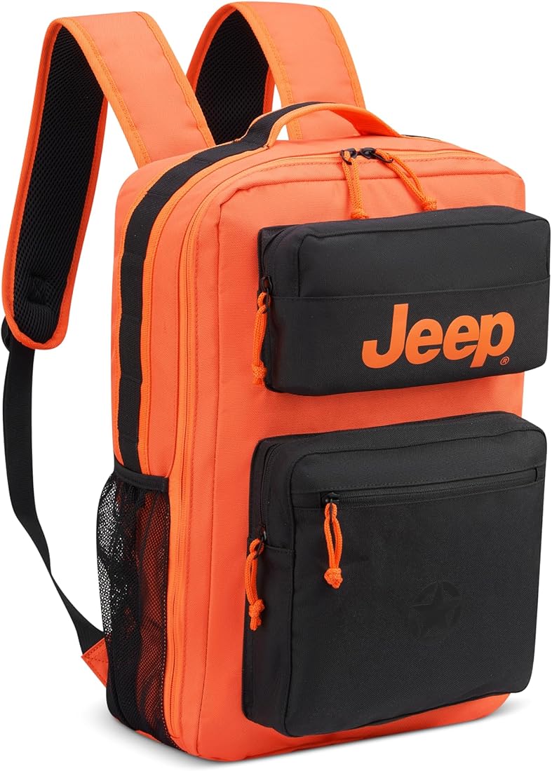 Buy Jeep Js015b Laptop Travel Backpack, Orange, 15.6